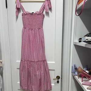 Tuckernuck Pink Patterned Dress